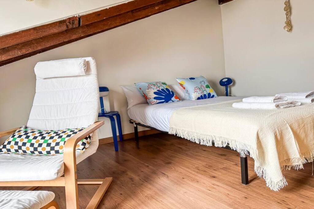Ferienwohnung Acogedor Loft Con Vistas A La Ciudad Santander Exterior foto