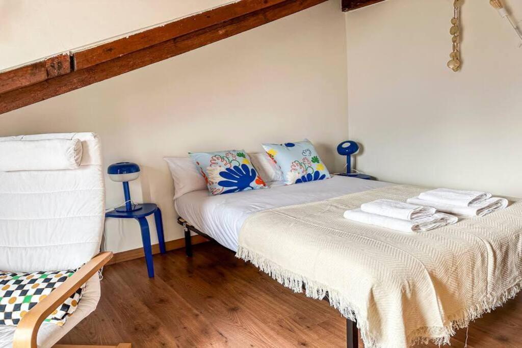 Ferienwohnung Acogedor Loft Con Vistas A La Ciudad Santander Exterior foto