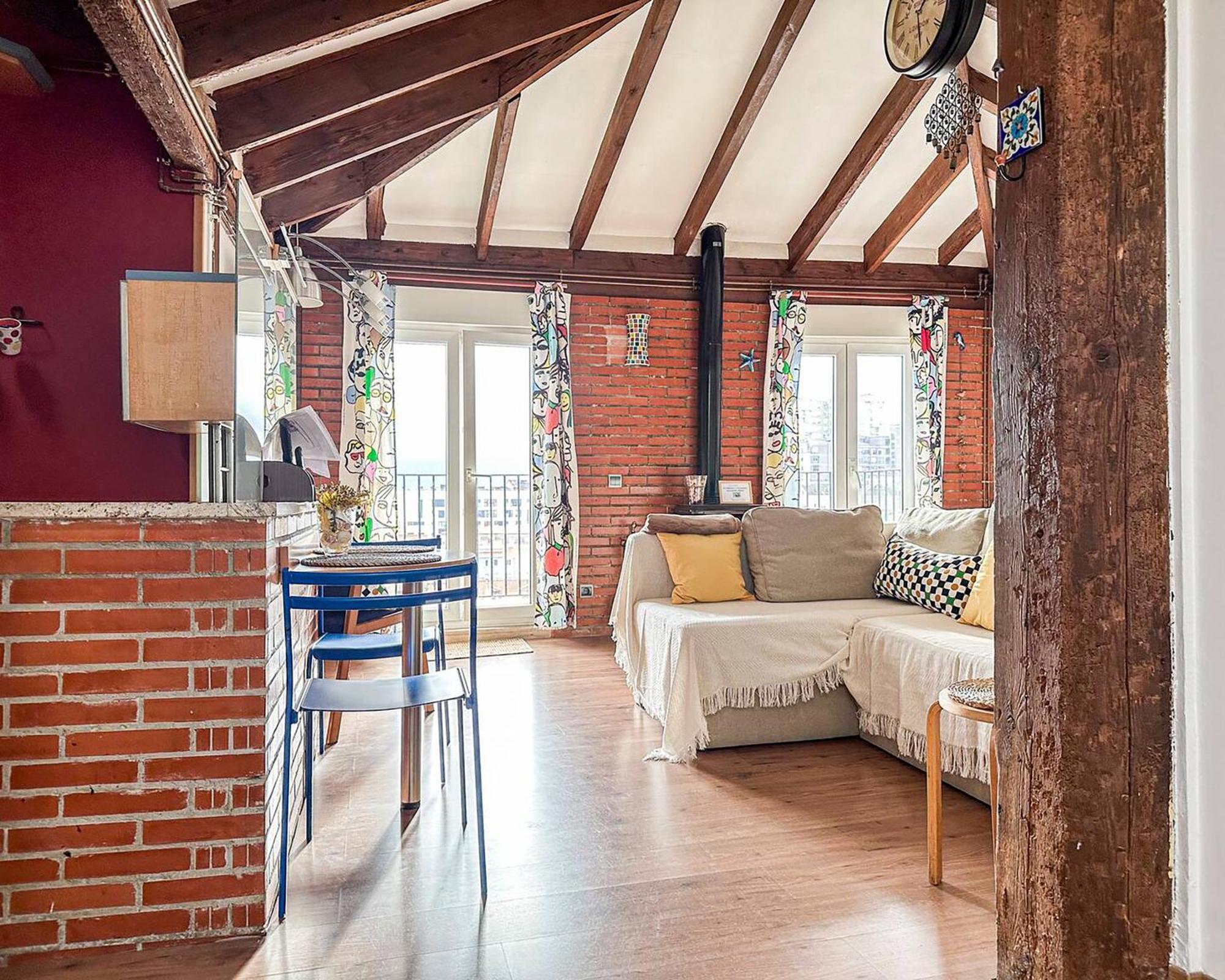 Ferienwohnung Acogedor Loft Con Vistas A La Ciudad Santander Exterior foto