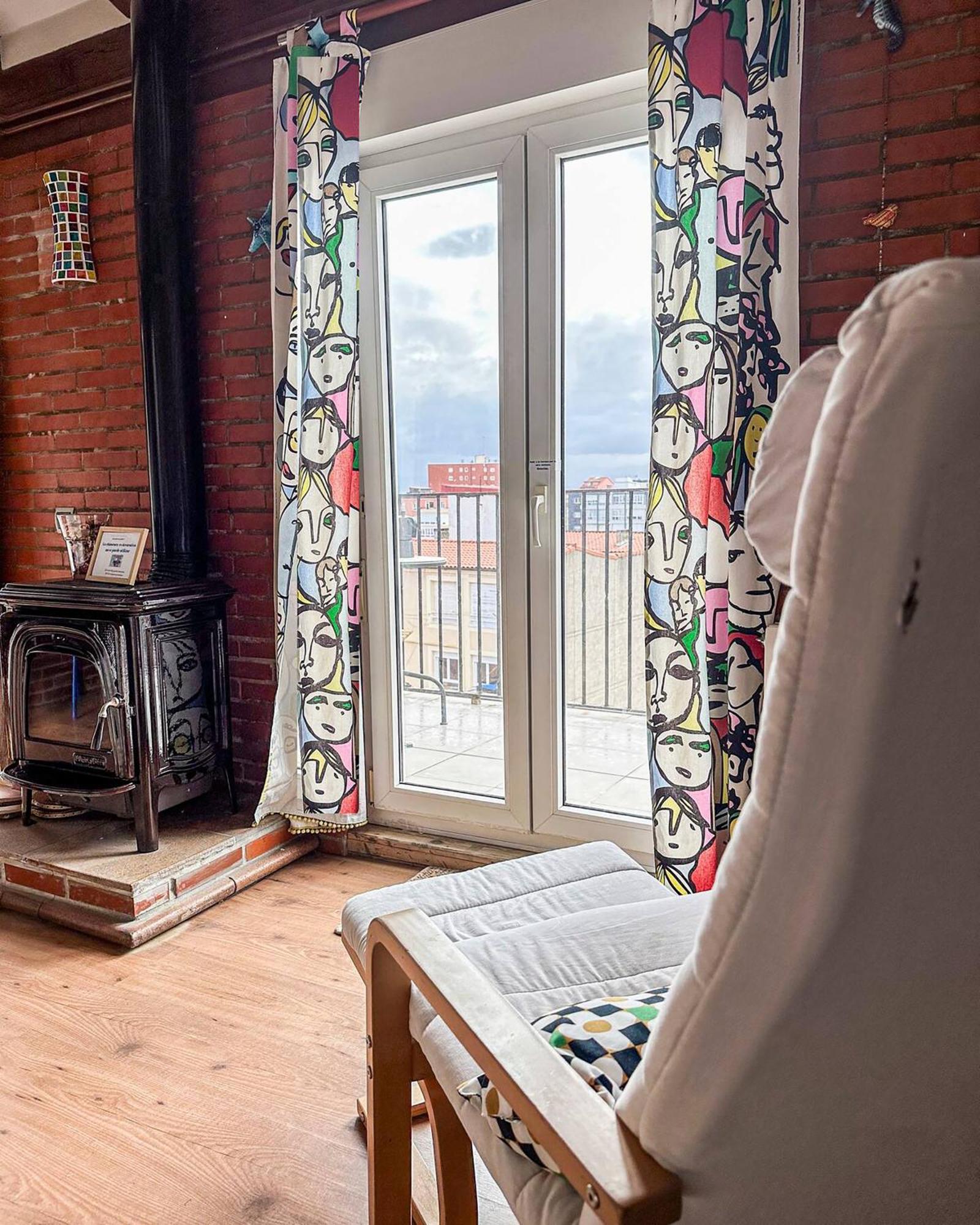 Ferienwohnung Acogedor Loft Con Vistas A La Ciudad Santander Exterior foto